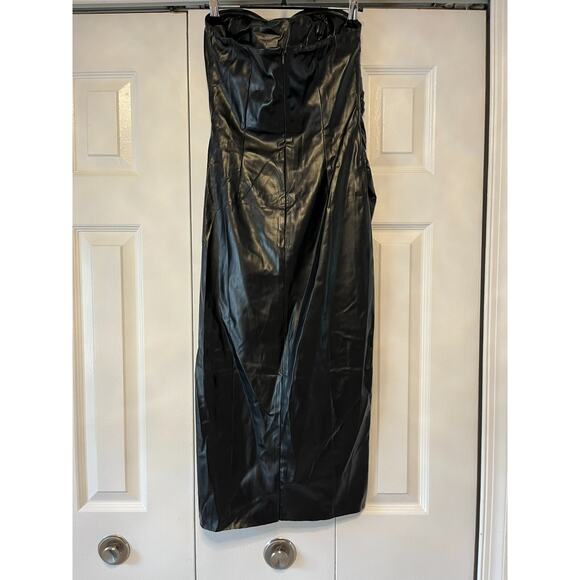 Femme Society Black Strapless Cocktail Dress, Women's Size Small, NWOT - Picture 5 of 7